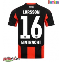 Camiseta Eintracht Frankfurt Hugo Larsson #16 Primera Equipación 2025-26 manga corta